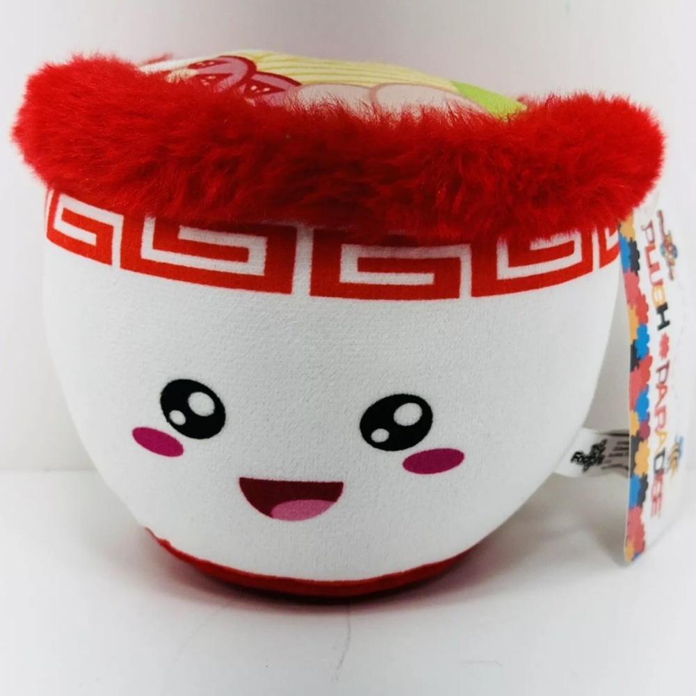 🍜Ramen Noodle Cup-Bowl Plush / Mini Pillow Cushion / 6” / Limited Edition / NEW